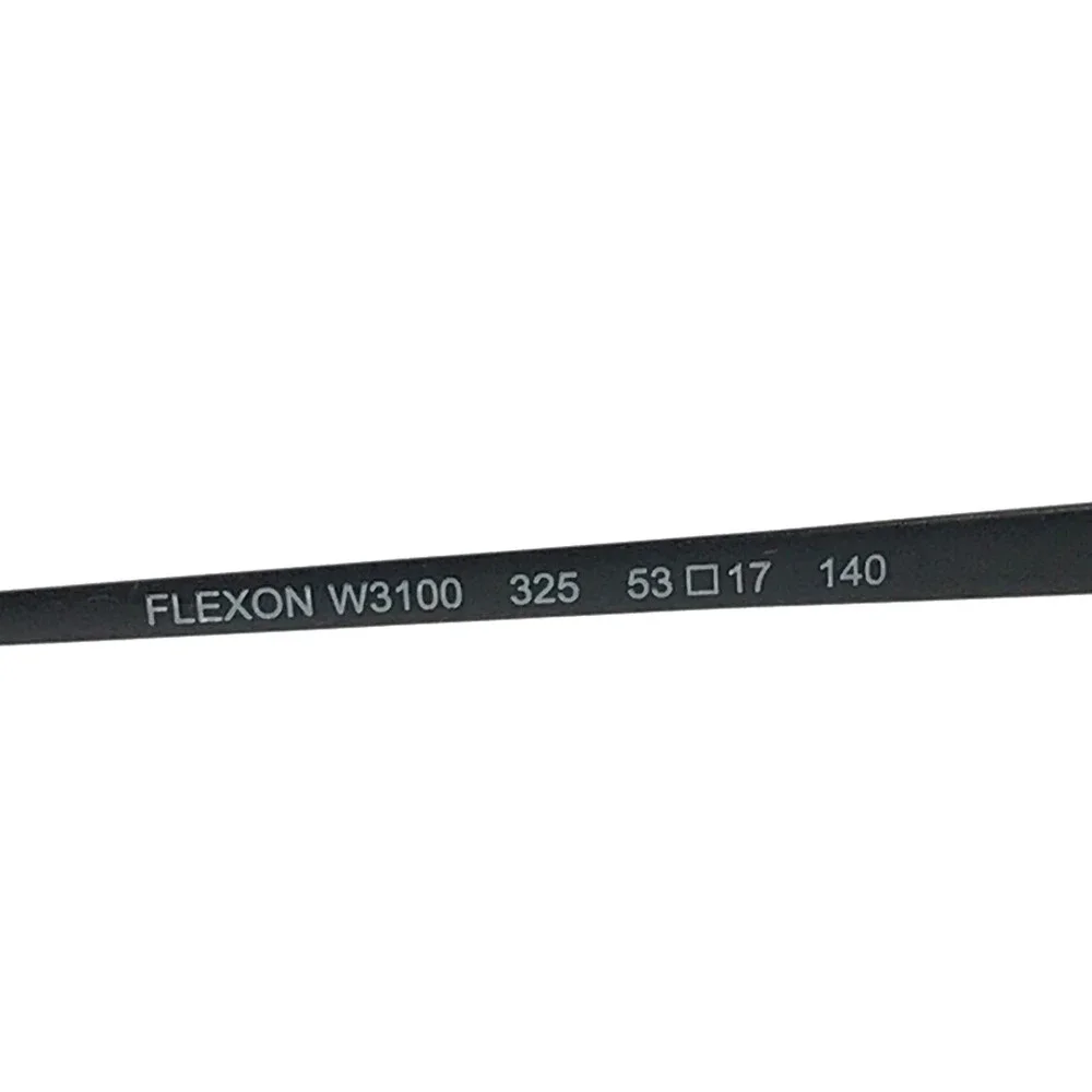 Flexon Eyeglasses Frame W3100 325 Black Gold Cat Eye Full Rim Titanium 53-17-140